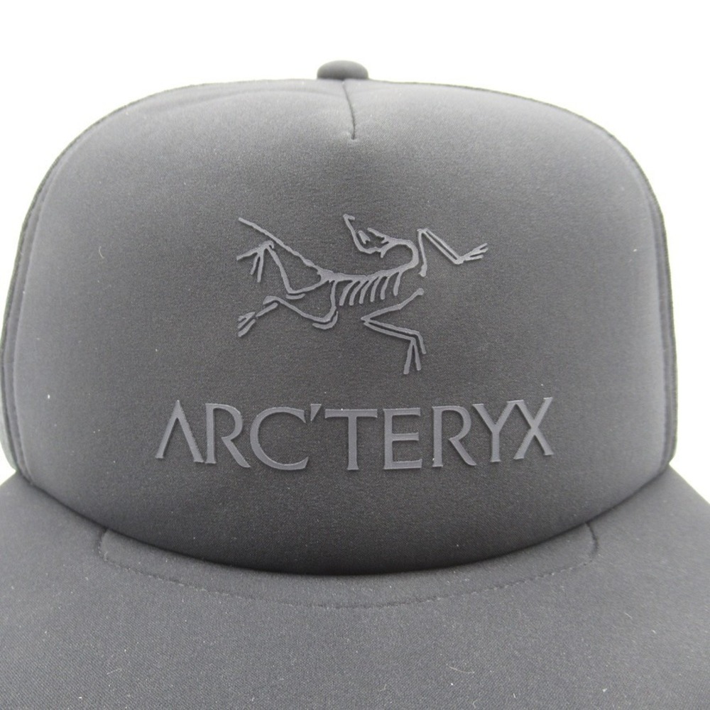 Arc'teryx Logo Trucker Hat Unisex OS Black Mesh Snapback Flat Brim
